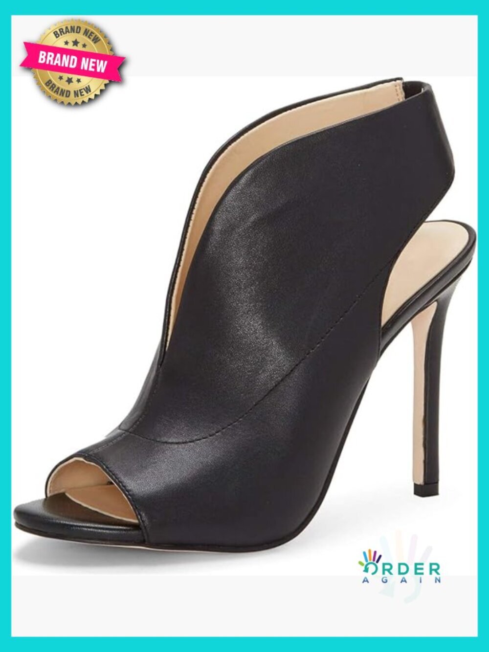 Chic Slingback Peep Toe Stiletto High Heel Sandals Ankle Boots Cutout Party
